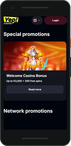 Yep Casino mobil