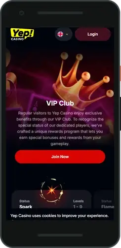 Yep Casino app